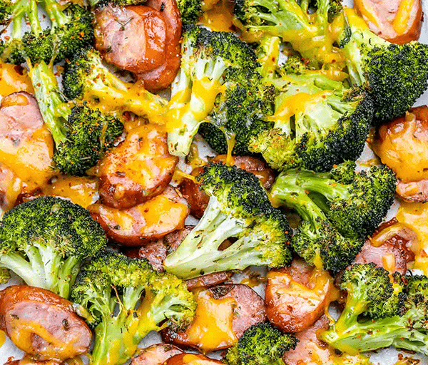 Broccoli-and-Sausage-Sheet-Pan