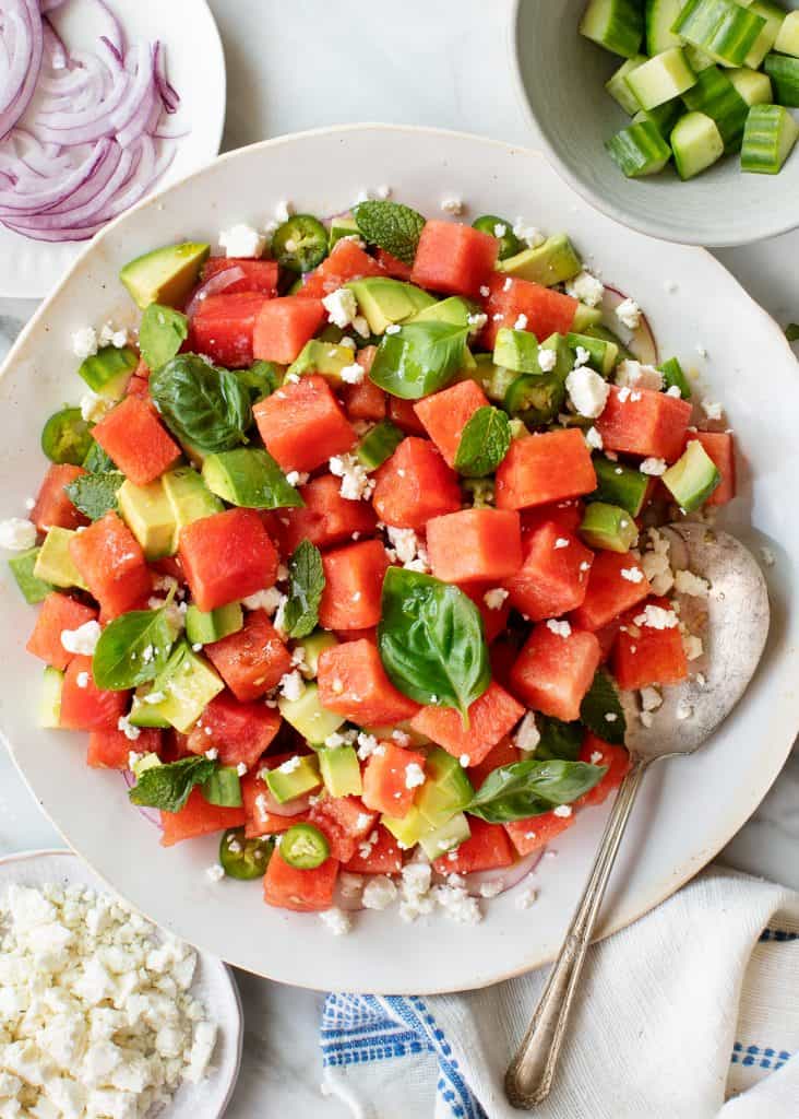 Watermelon Salad Recipe Watermelon Salad Recipe