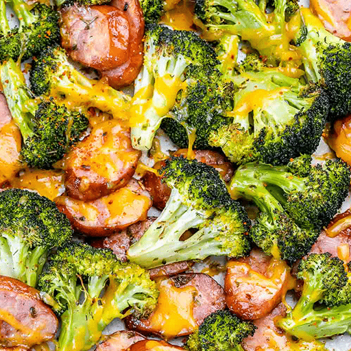 Broccoli-and-Sausage-Sheet-Pan